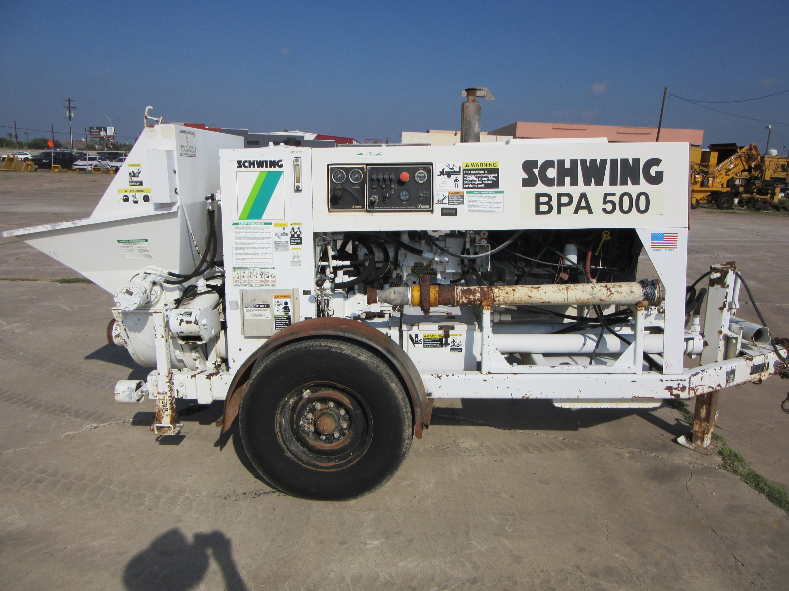 2012 SCHWING BPA500